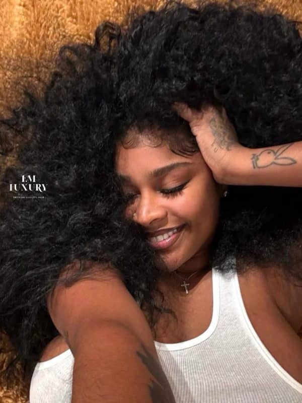 Raw Baby Curly Flip Over